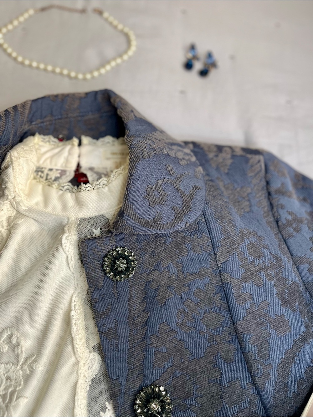 Blue Vintage Inspired Coat 💙